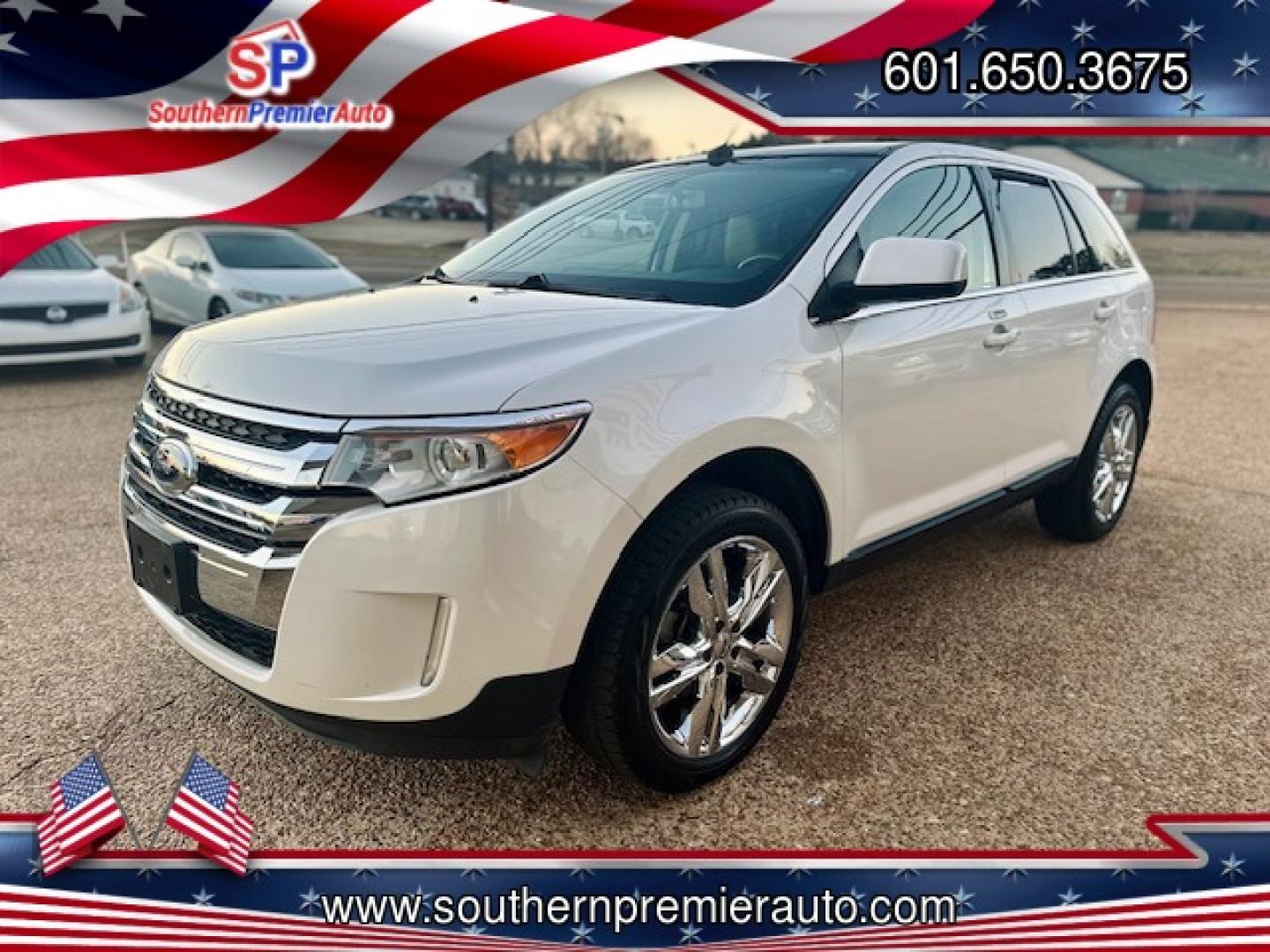 2011 WHITE FORD EDGE LIMITED (2FMDK3KC1BB) , located at 922 W. Beacon St., Philadelphia, MS, 39350, (601) 650-3675, 32.770447, -89.127151 - Photo#2